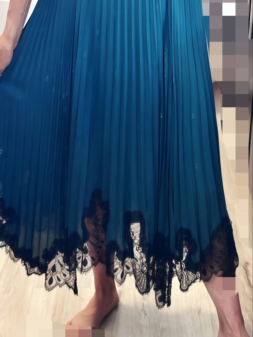Zara pleated skirt
